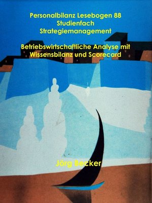 cover image of Personalbilanz Lesebogen 88 Studienfach Strategiemanagement